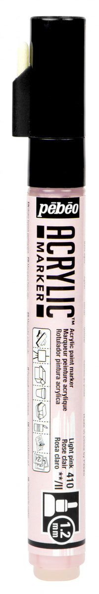 Thumbnail for Acrylic Marker 1.2mm Pebeo Light pink - 410