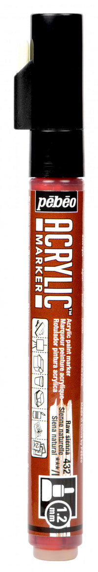 Thumbnail for Acrylic Marker 1.2mm Pebeo Natural Sienna