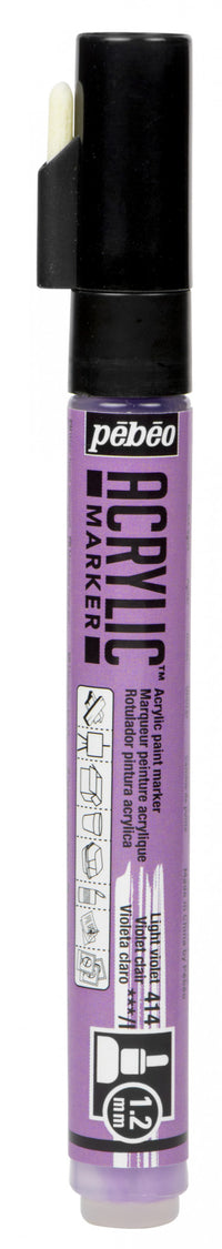 Thumbnail for Acrylic Marker 1.2mm Pebeo       Violet clair