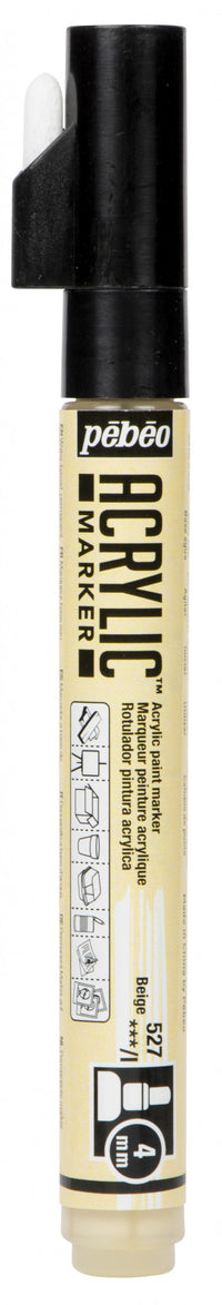 Thumbnail for Acrylic Marker 4mm Pebeo     Beige