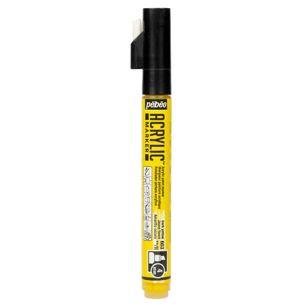 Acrylic Marker 4mm beveled Pebeo Dark yellow - 503