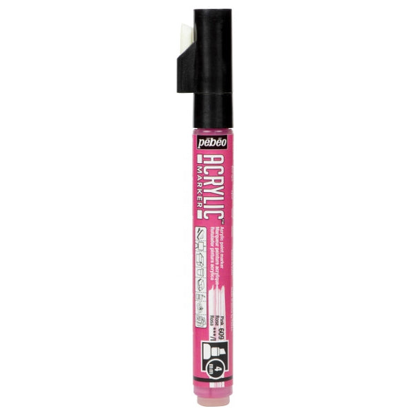 Acrylic Marker 4mm beveled Pebeo Pink