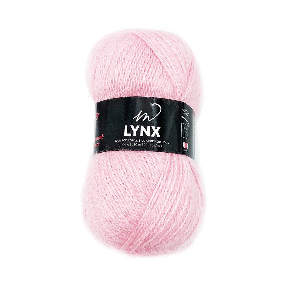 Wool M Lynx - Powder pink