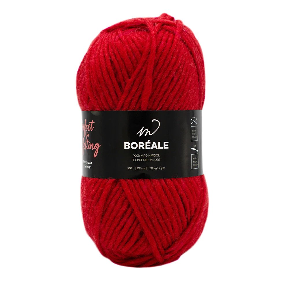 Wool M Boreale - Red