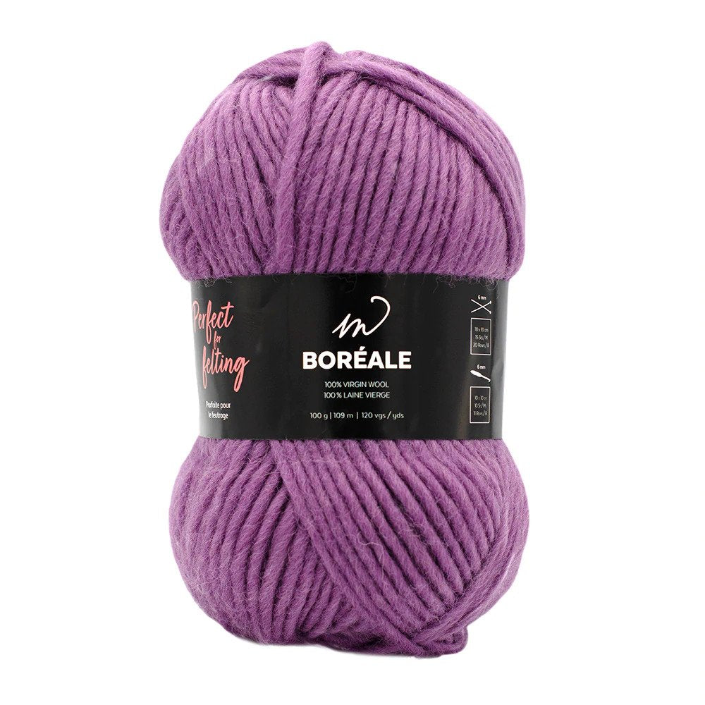Wool M Boreale - Purple