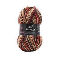 Thumbnail for Wool M Socquette - Mixed bark
