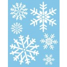 ST-044 - Stencil - Very Large Snowflakes