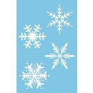 Thumbnail for ST-043 - Stencil - Large snowflakes 5 - 3