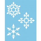 ST-064 - Stencil - Snowflakes 6