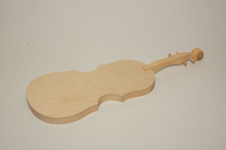 Wooden violin