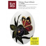 Thumbnail for Papillon et fleur (inclus oval en plexis)